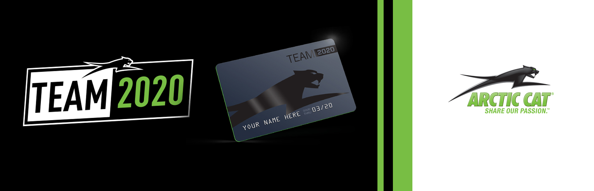 Arctic Cat: Team 2020 Card